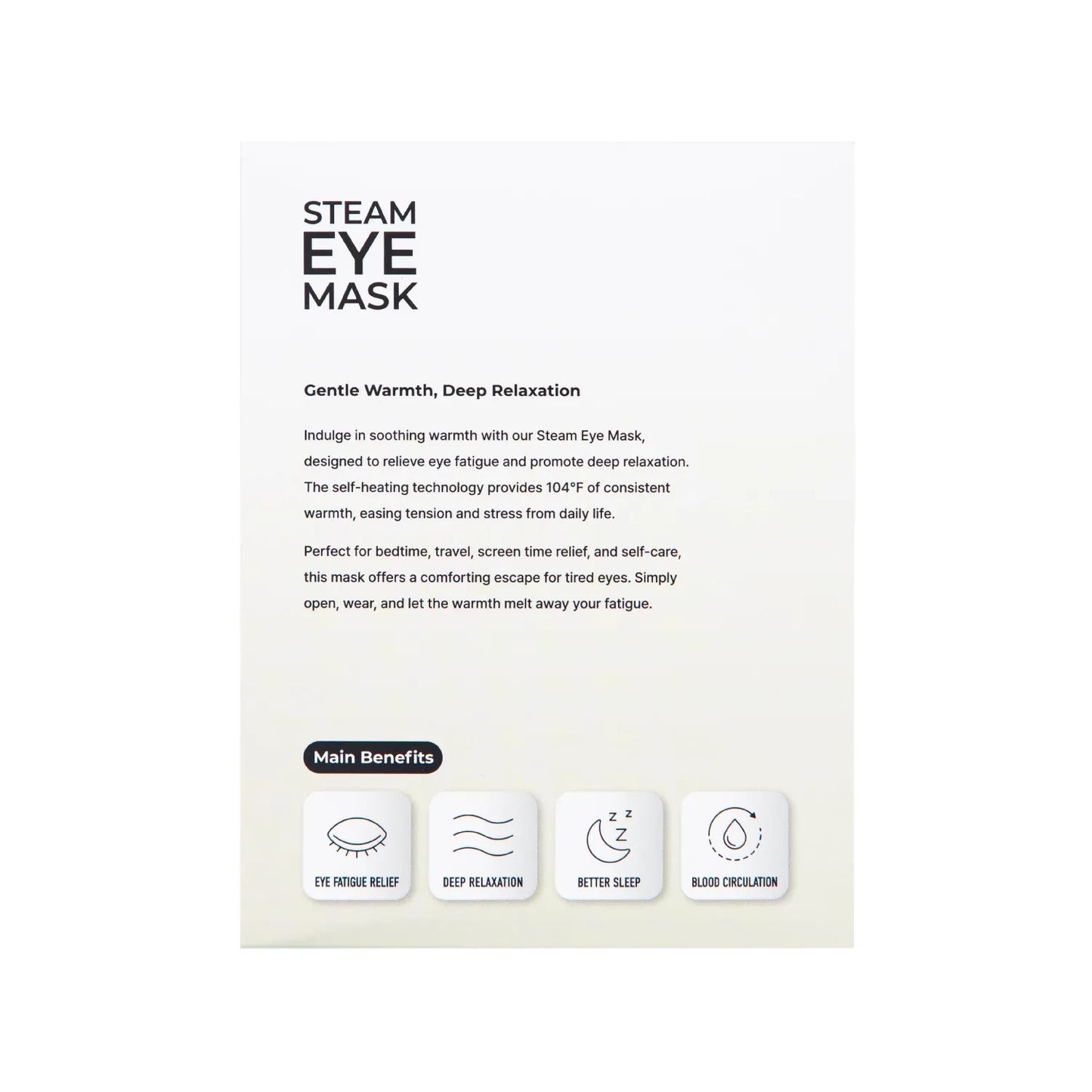 Steam Eye Mask
